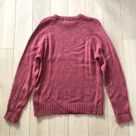 Vintage McGregor Wool Blend Crew Neck Sweater in Rose Pink Women’s Size L - Picture 3 of 10